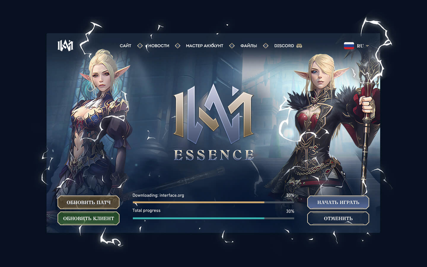 Website creation for Lineage 2 game project · 51 — экран 3
